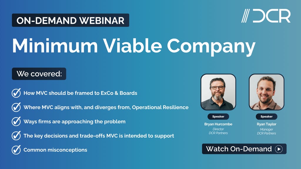 On-Demand Webinar: Minimum Viable Company (Part 1)