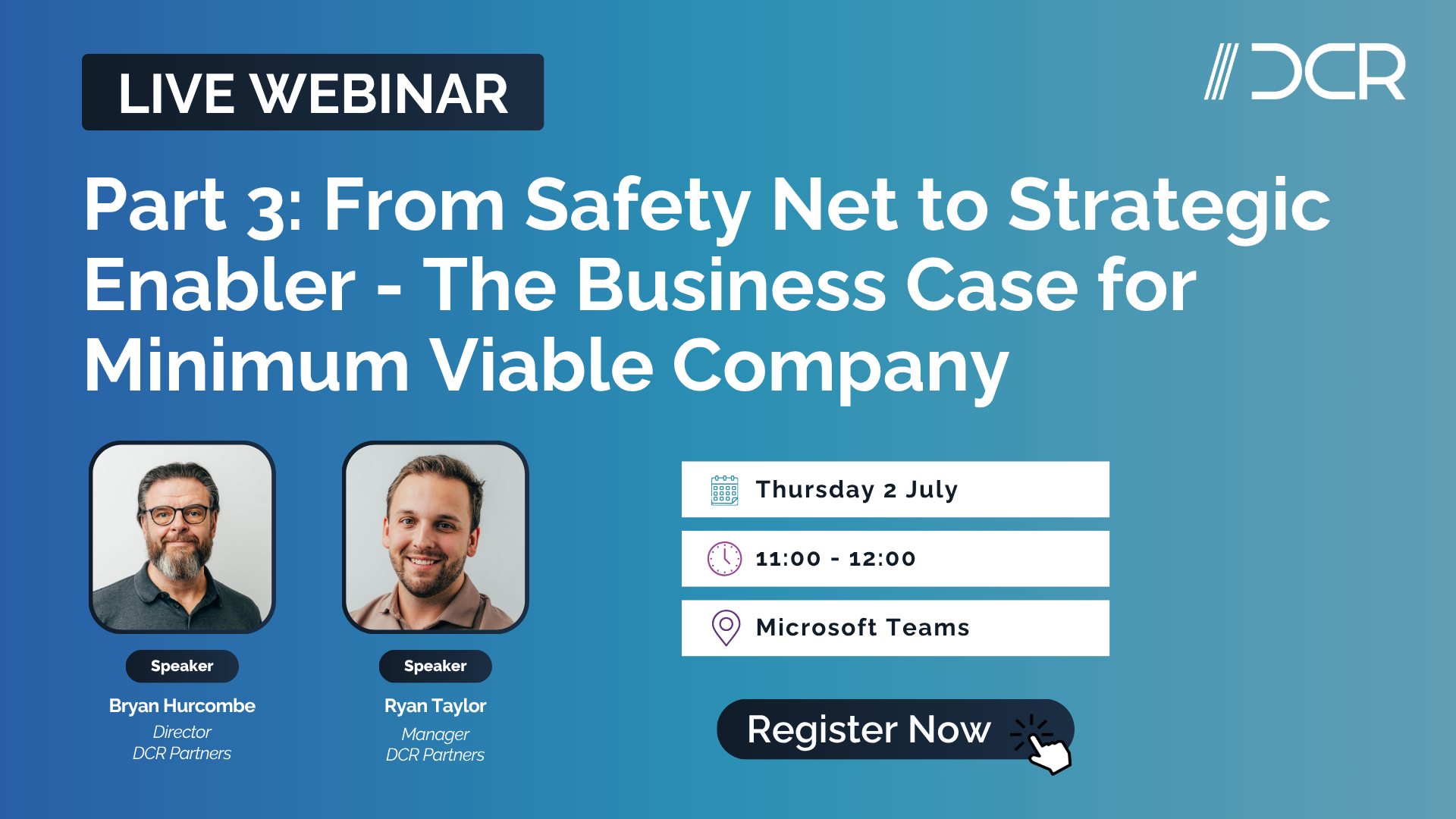Register - The Business Case for Minimum Viable Company (Part 3)