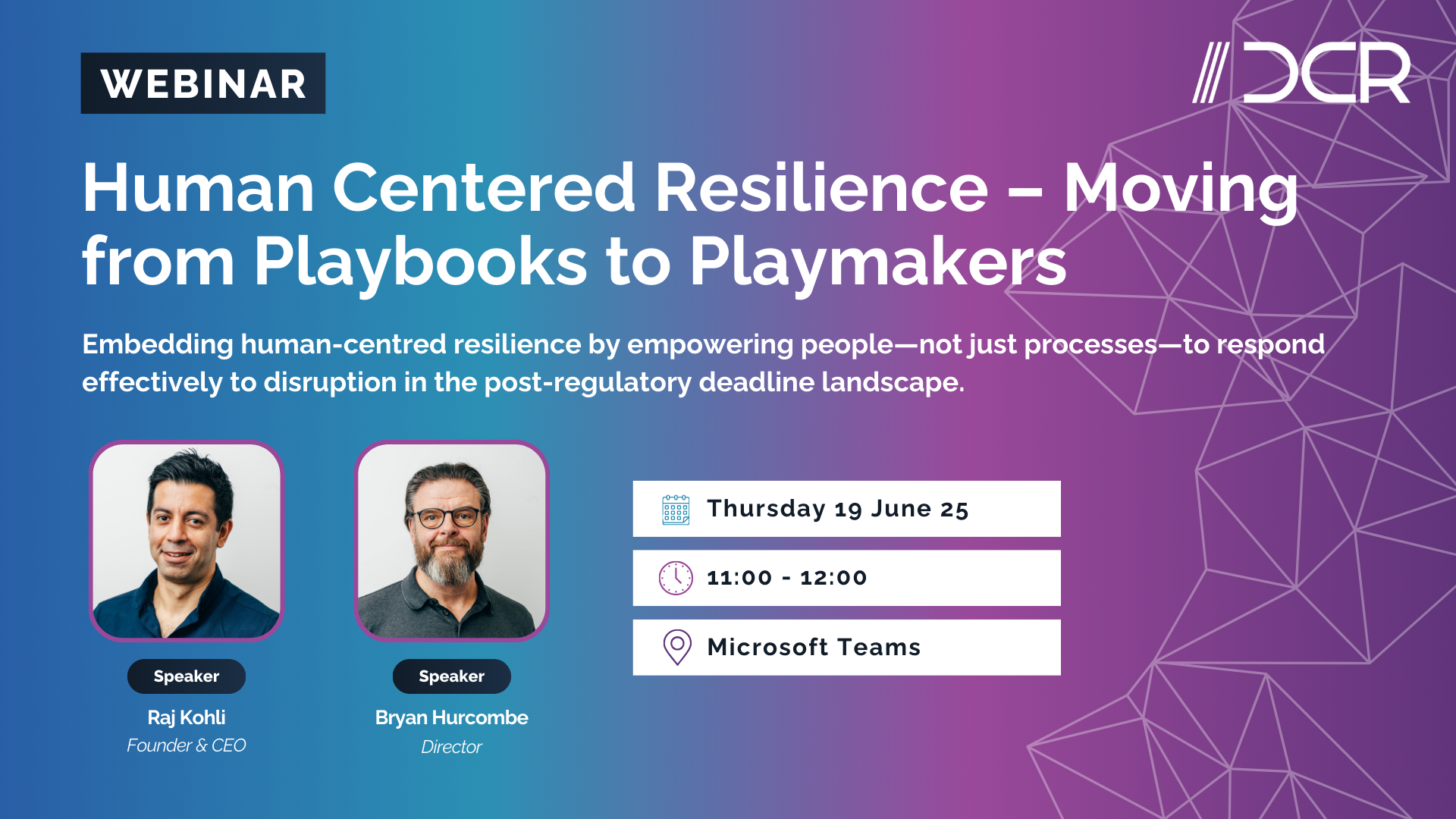 Webinar Feature Image - Human Centered Resilience
