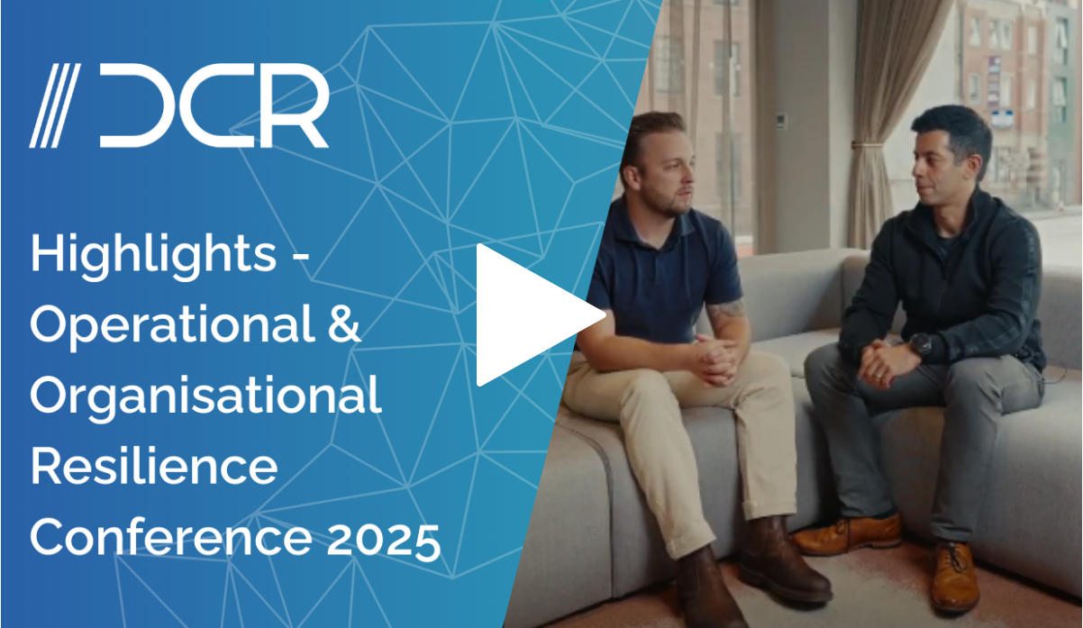 Highlights from the Operational & Organisational Resilience Conference 2025